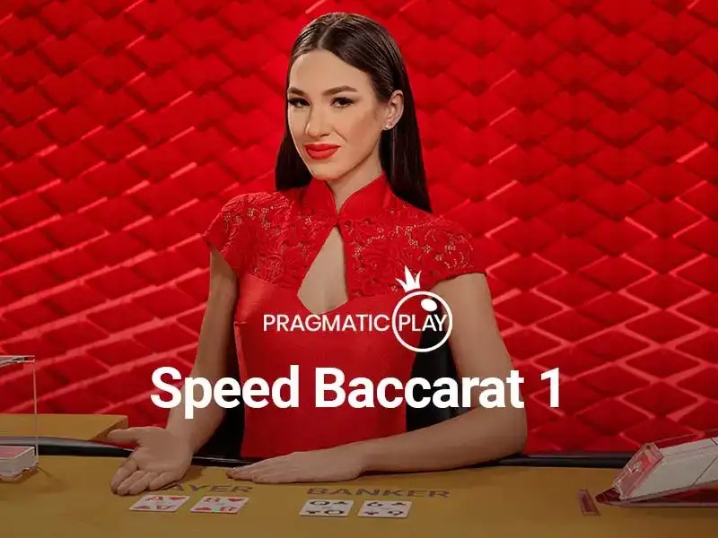 Speed Baccarat online game logo by Atmosfera on cleobetra-casino.at
