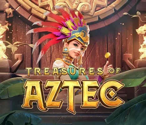Slots logo of Treasures of Aztec from PG Soft at Cleobetra Casino